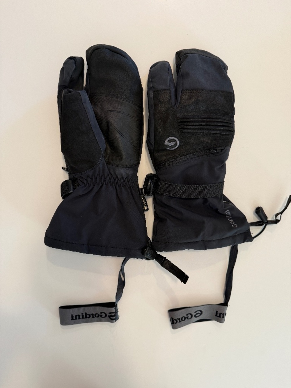 Gordini GTX Storm 3-Finger GORE-TEX Ski Mittens Gloves Black L (Mens)
